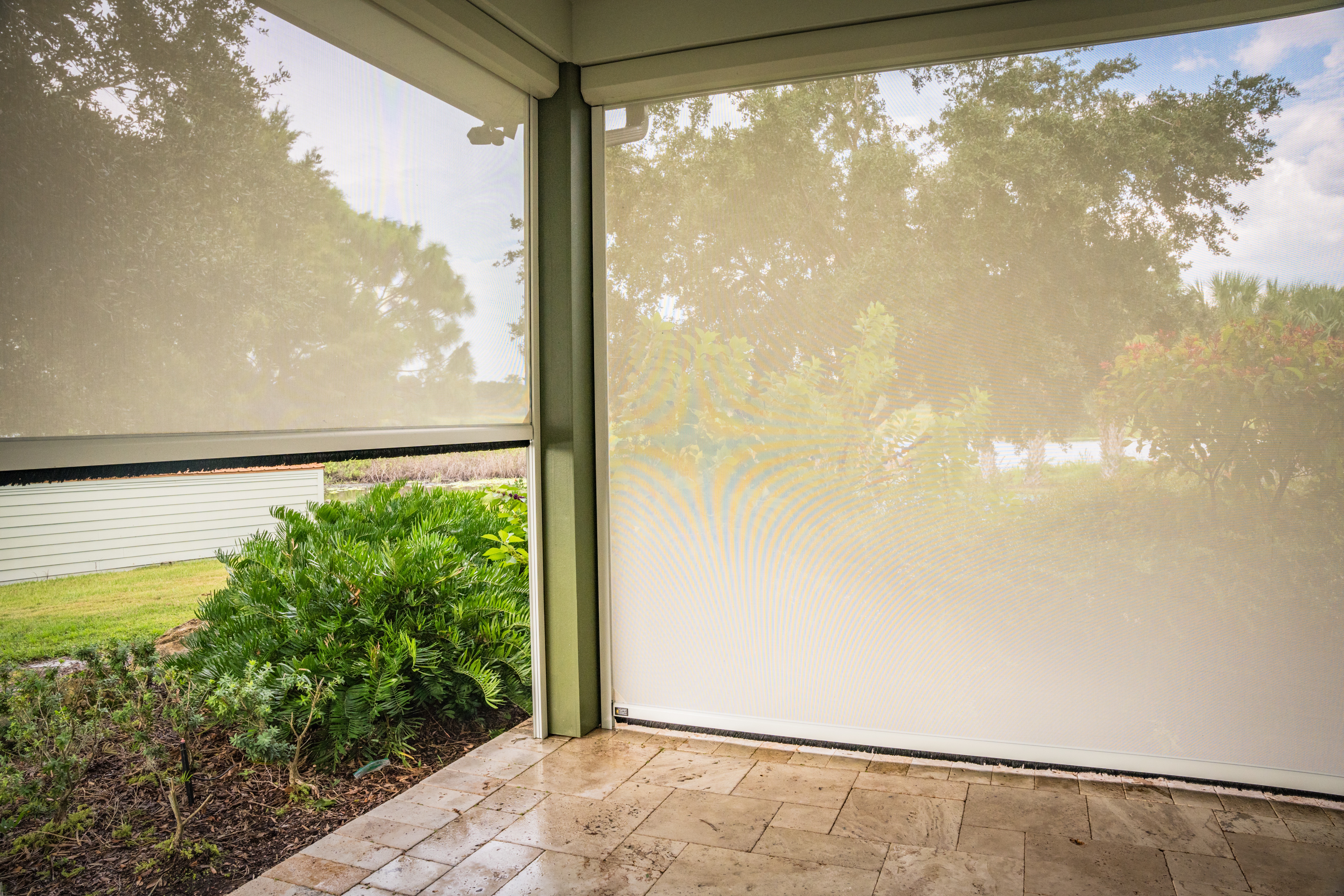 Screens-Residential-Porch-WhiteFabric-Privacy-View