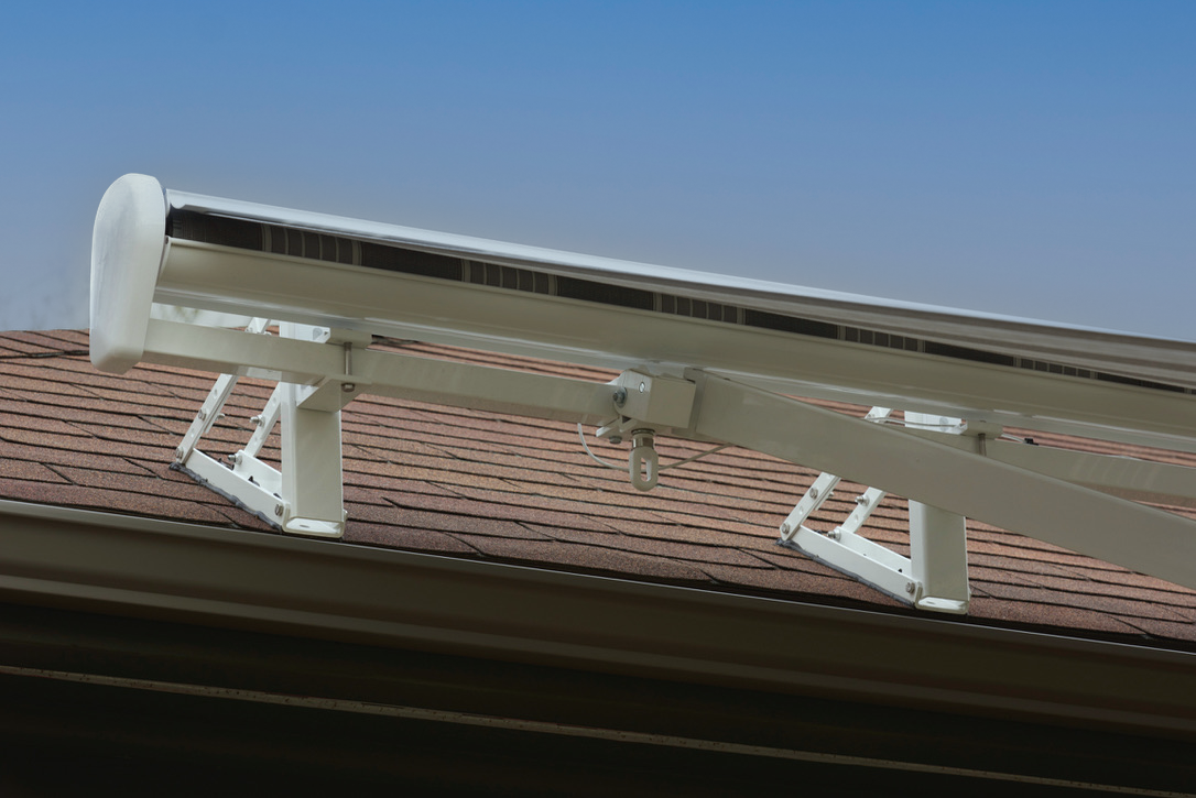 Retractable-Awning-Roof-Mount-White-Hardware-Blue-Sky